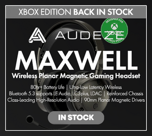 Shop the Audeze MAXWELL Xbox Edition Wireless Planar Magnetic Headphones Back In Stock at Audio46