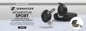 Shop the Sennheiser MOMENTUM Sport True Wireless Earbuds with Adaptive Noise Cancellation New In Stock at Audio46