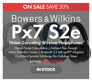 Shop the Bowers & Wilkins Px7 S2e Noise Cancelling Wireless Headphones In Stock and On Sale at Audio46