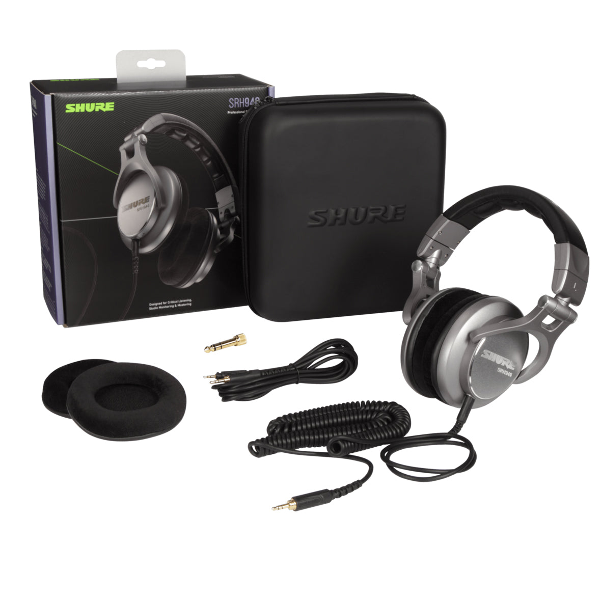 【美品】SHURE ヘッドフォン SHR940 Shure SRH940 Professional Reference Closed-Back Headphones