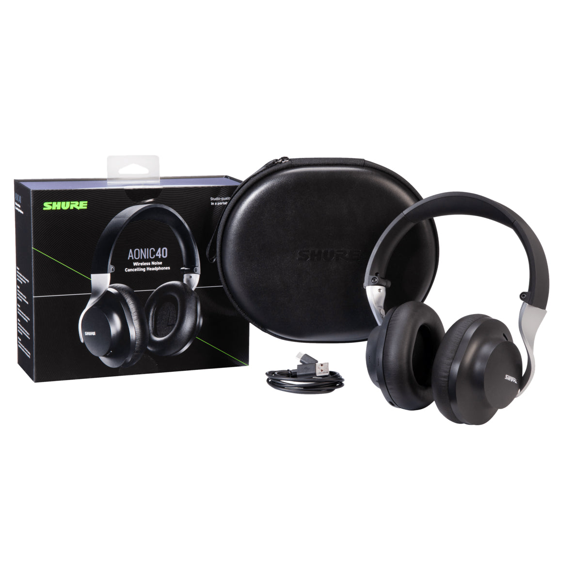 SHURE ヘッドホンAONIC40 Shure AONIC 40 Wireless Noise Cancelling Headphones - Discontinued