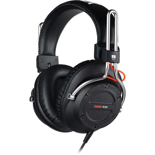 Fostex TR-80 Professional Studio Headphones (Closed Back, 80 Ohms) - Audio46