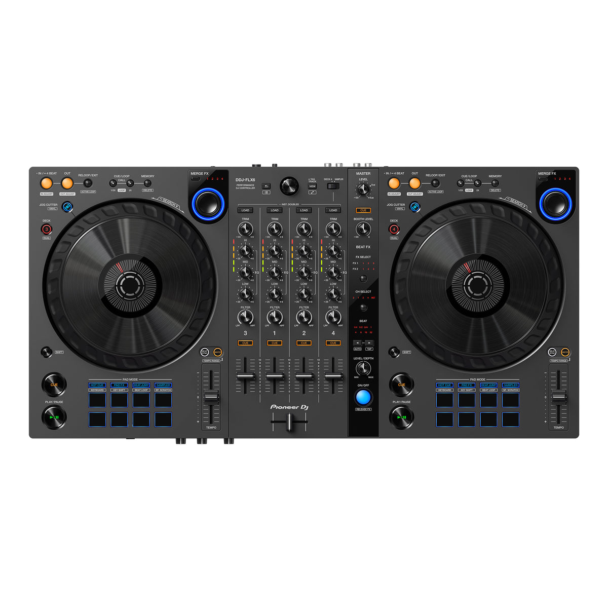 Pioneer DJ DDJ-FLX6-GT 4-channel DJ Controller for Multiple DJ