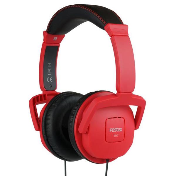 Fostex TH7 Red Over-Ear Closed-Back Headphones - Audio46