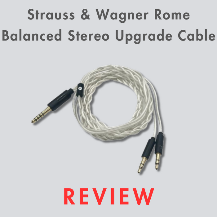 Strauss & Wagner Rome (3.5mm to 4.4mm) Balanced Stereo Upgrade Cable