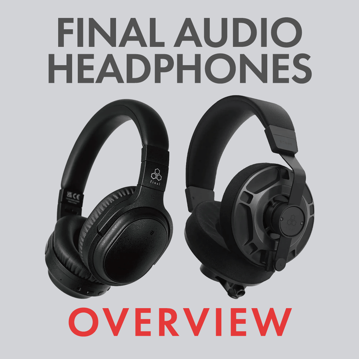 Final Audio wireless and over-ear headphones overview with sleek design and high-quality sound.