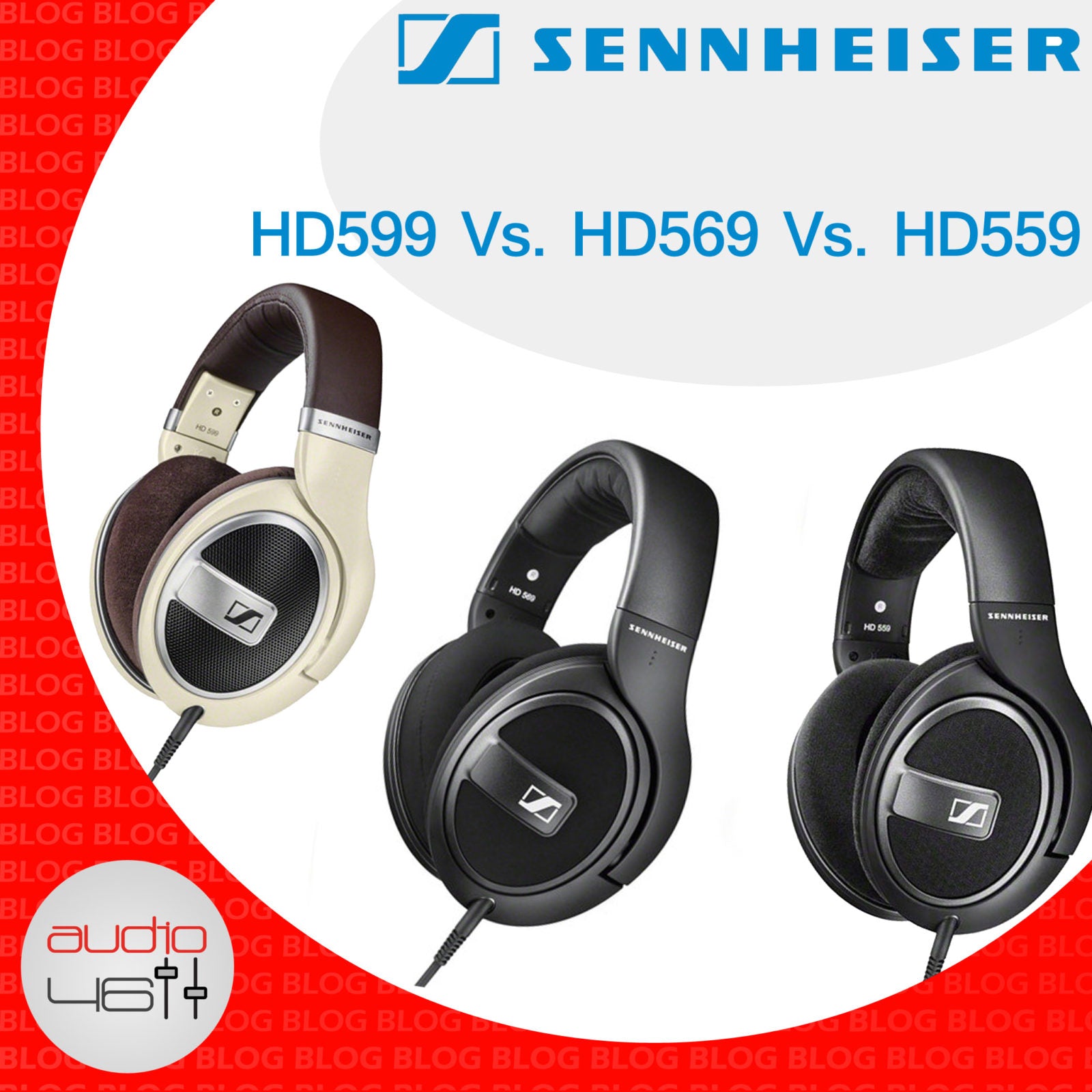 Sennheiser HD 599 vs HD 569 vs HD 559 Comparison Review | Audio46