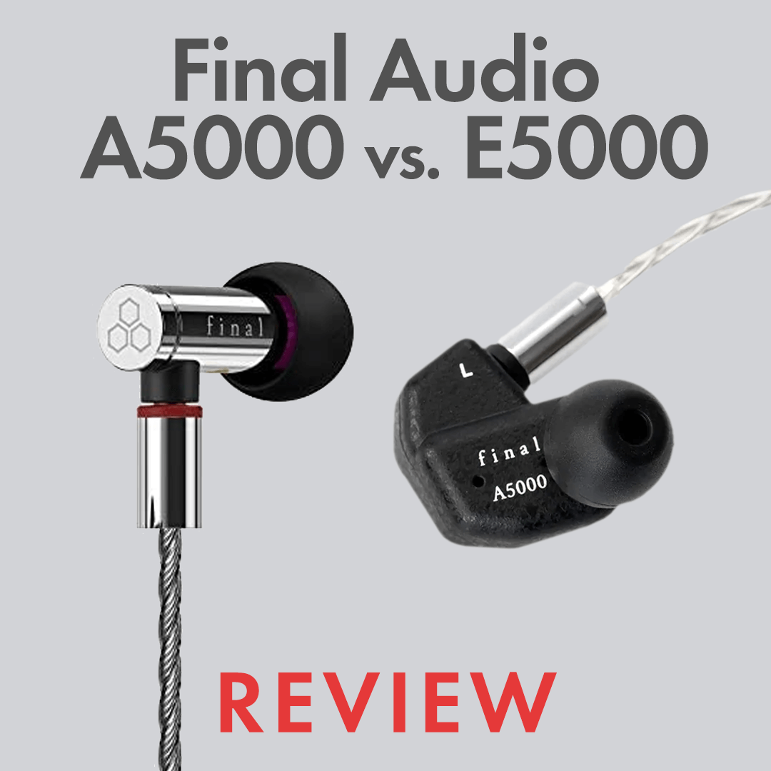 Revisão de comparação de áudio final A5000 vs. E5000 