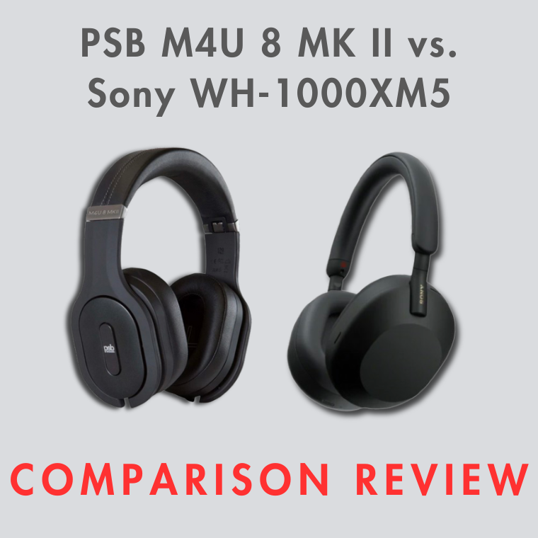 Comparación entre los auriculares PSB M4U 8 MKII y Sony WH-1000XM5