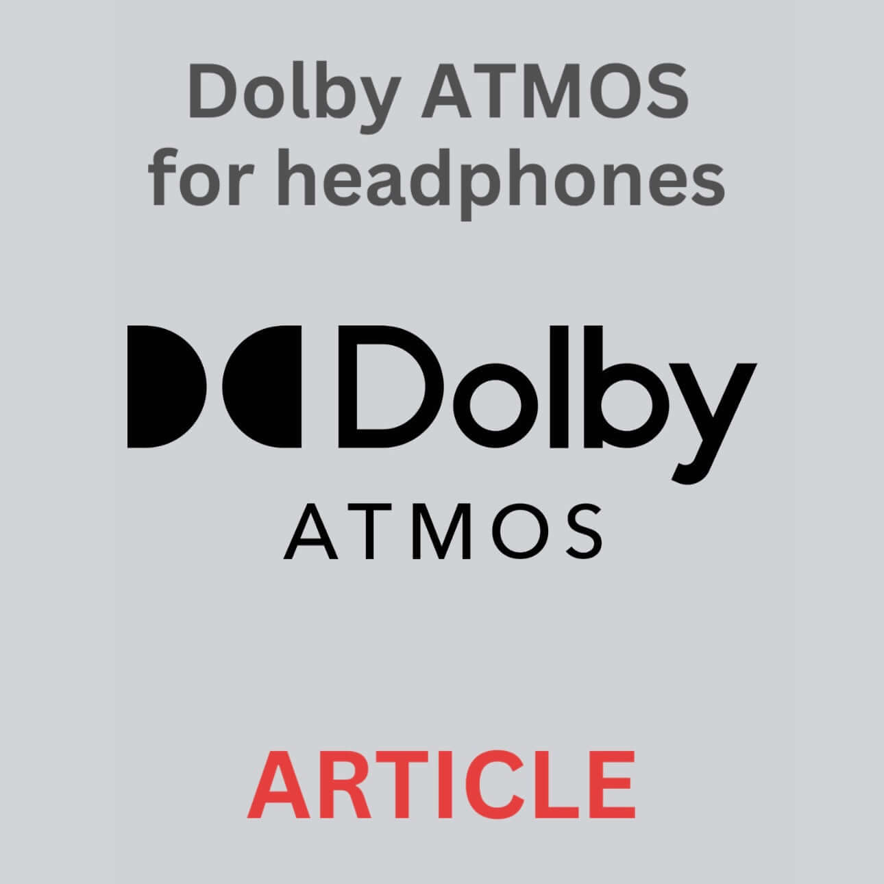 Dolby Atmos for Headphones