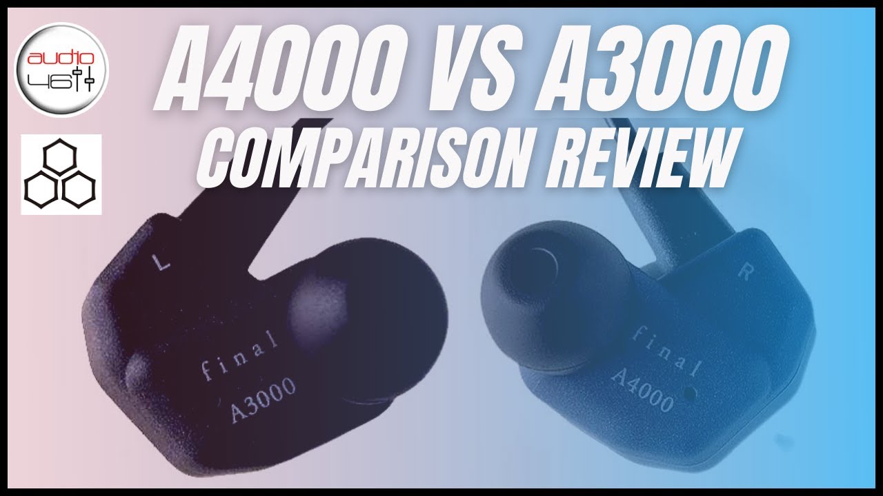 Revisão e comparação do áudio final do A4000 com o A3000