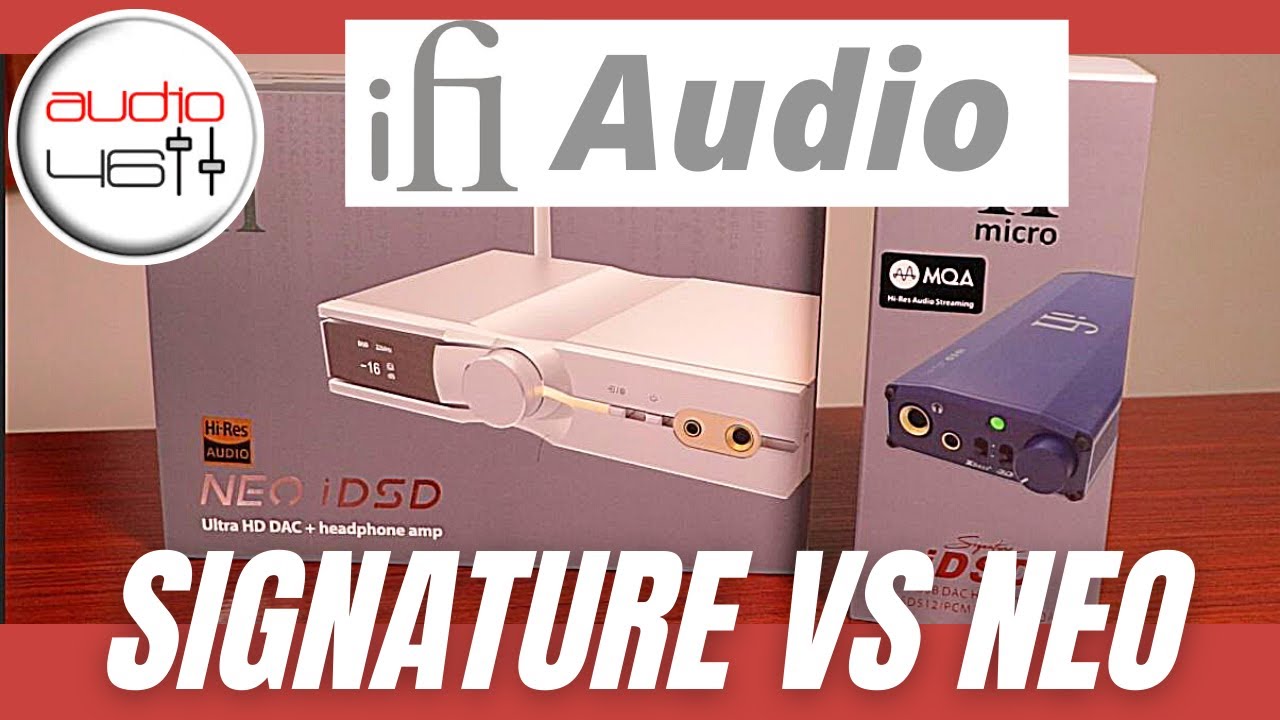 Revisão de comparação iFi micro iDSD Signature vs iFi Neo iDSD