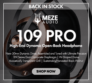 Shop the Meze 109 PRO High-End Dynamic Open-Back Headphone Back In Stock at Audio46