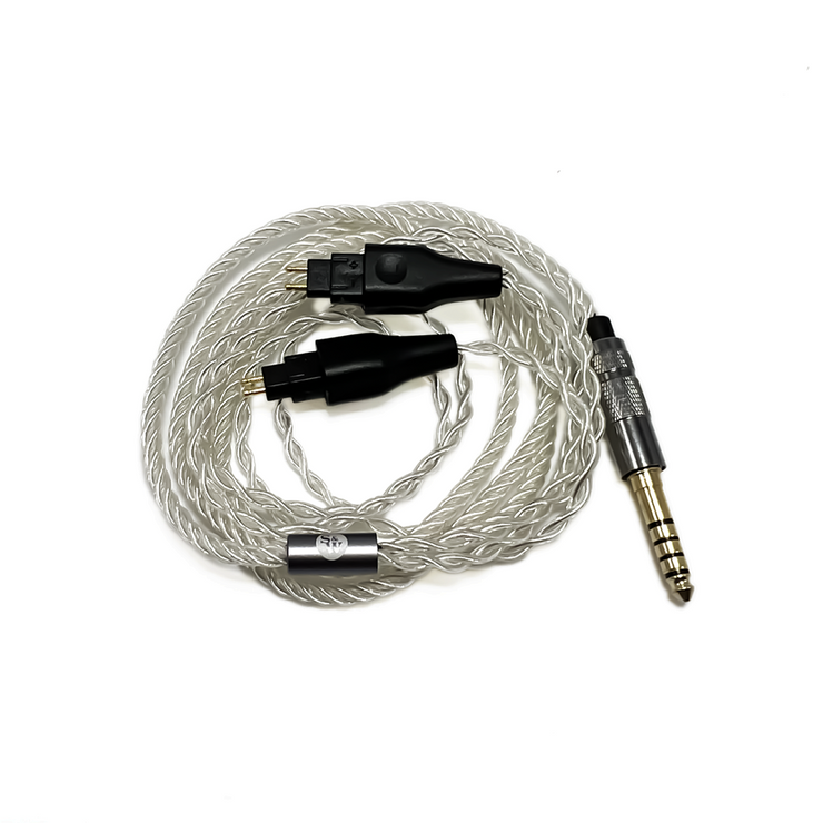 Strauss & Wagner Lucerne Braided OFC Silver 4.4mm Balanced Upgrade Cable for Sennheiser HD600/650/660S2/6XX/58X