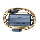 Cable USB-C iFi SilentPower Pulsar con aislamiento galvánico y cancelación activa de ruido (ANC).