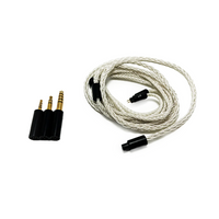 Strauss & Wagner Essen Braided Silver 2-pin 3-in-1 In-Ear Monitor Upgrade Cable
