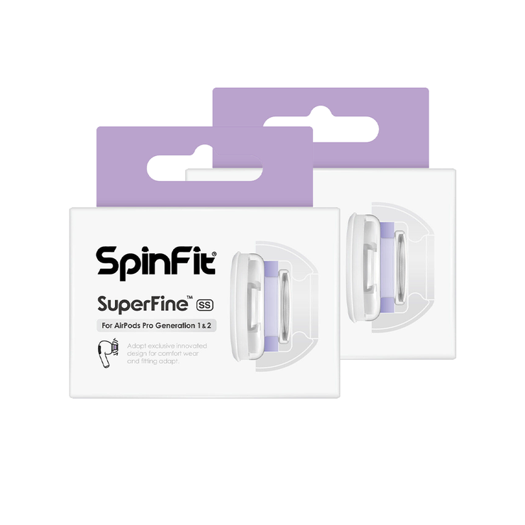 Spinfit SuperFine Silicon Eartips for AirPods Pro Gen 1 & 2