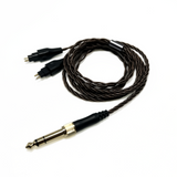 Strauss & Wagner Geneva Braided 3.5mm/6.35mm Upgrade Cable for Sennheiser HD600/650/660S2/6XX/58X