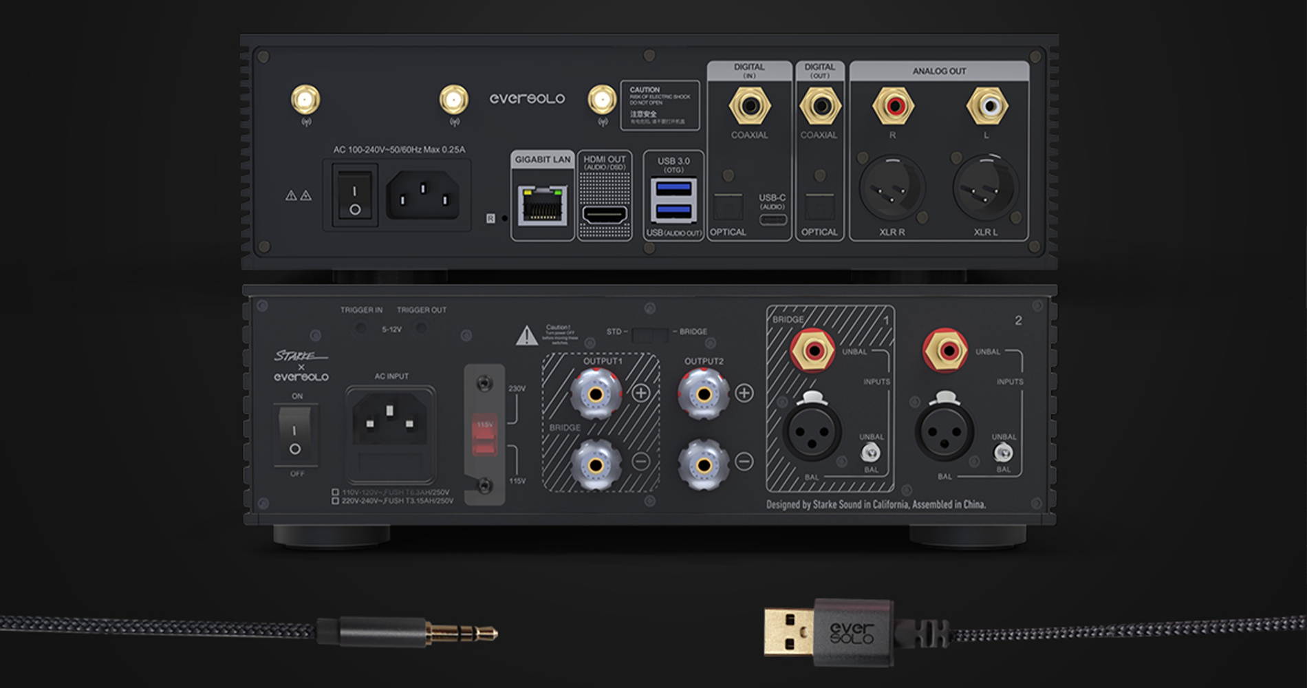 Amplificador de potência de áudio Eversolo AMP-F2 - Thumbnail 4