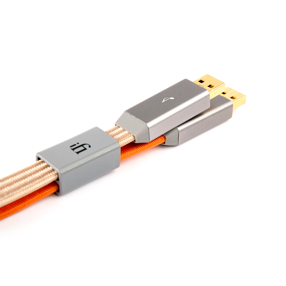 iFi Silent Power Gemini 3.0 Dual Headed Audiophile USB Cable (0.7m