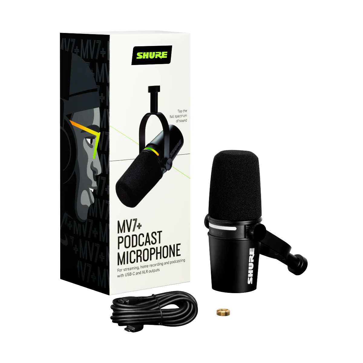 Shure MV7+ Podcast Microphone | Audio46