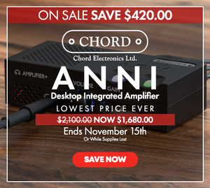 Shop the Chord Electronics ANNI Desktop Integrated Amplifier In Stock and On Sale at Audio46