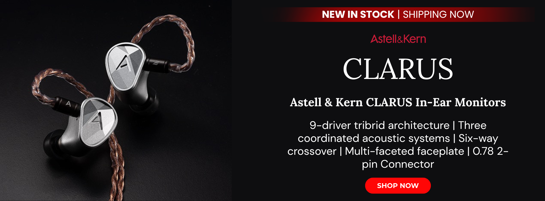 Astell kern clarus in ear monitors