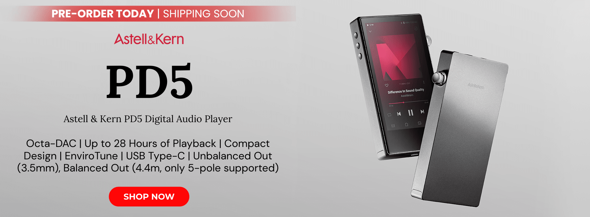 Astell kern pd5 digital audio player