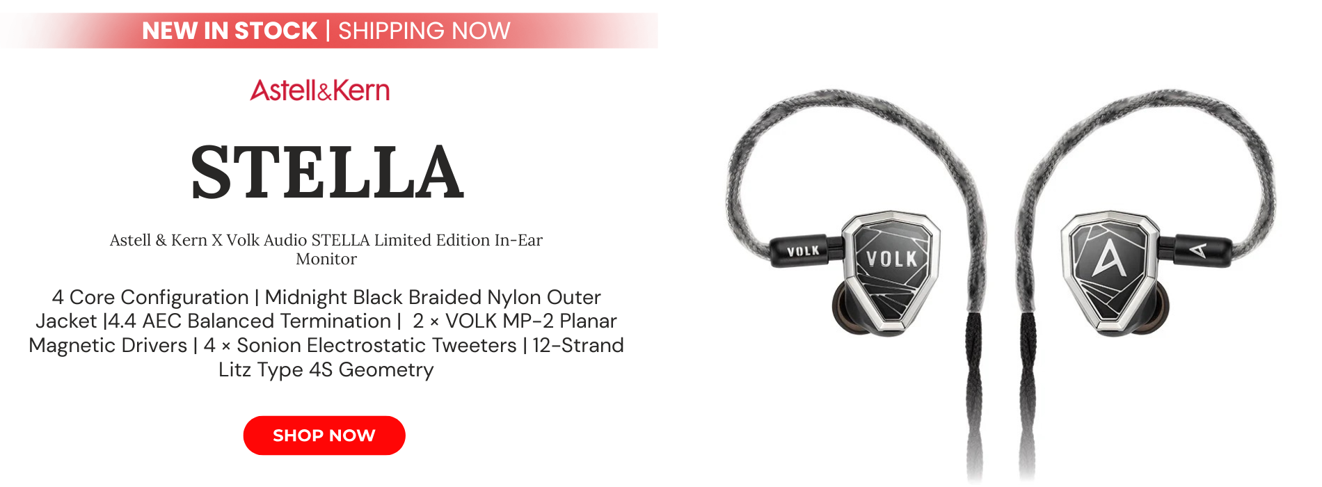 Astell kern x volk audio stella limited edition in ear monitor