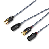 Cable de audio balanceado DD ddHiFi BC30XLR de 3 pines XLR macho a 3 pines XLR hembra