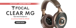 Last Day To Save On Focal Clear Mg at Audio46