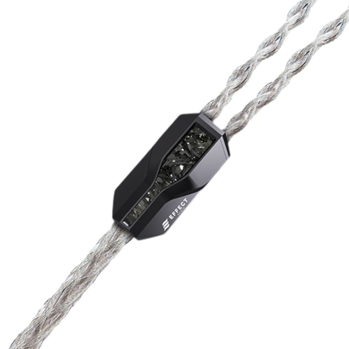 Cabo de fone de ouvido intra-auricular de núcleo sólido Effect Audio Cadmus II de 8 fios