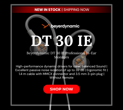 Beyerdynamic dt 30 ie professional in ear monitors