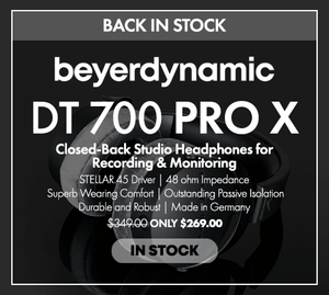 Shop the Beyerdynamic DT 700 PRO X Closed-Back Headphones Back In Stock at Audio46.