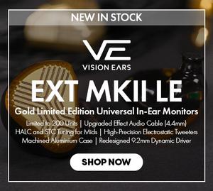 Shop the Vision Ears EXT MKII LE Gold Limited Edition In-Ear Monitors New In Stock at Audio46