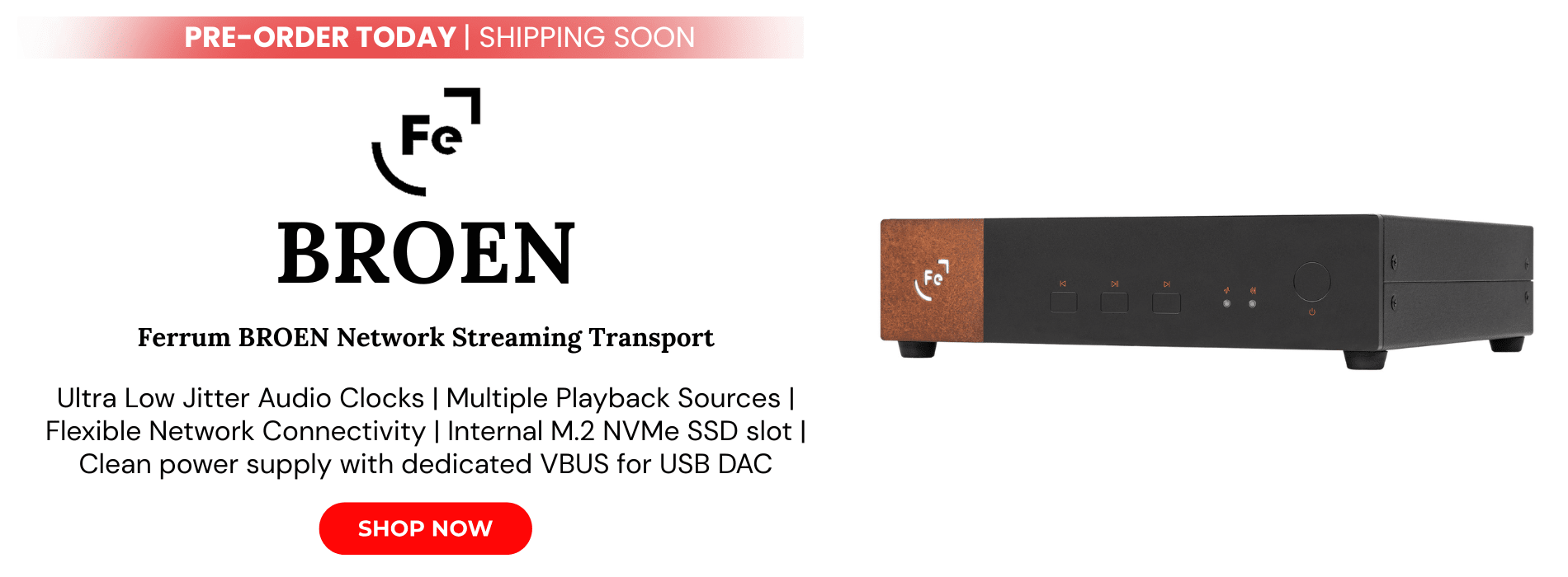 Ferrum broen network streaming transport