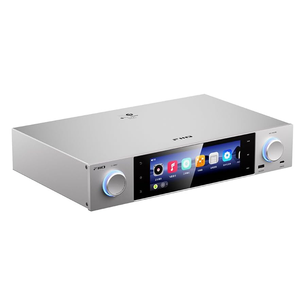 FIIO S15 Lecteur Réseau Audio Préamplificateur DAC Argent
