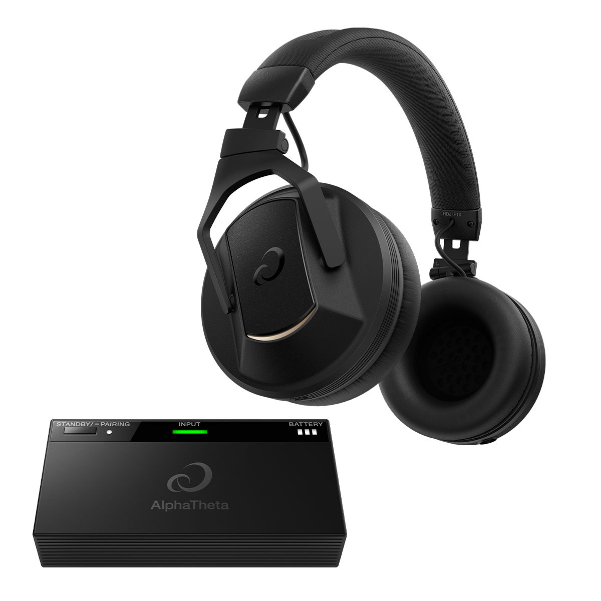 AlphaTheta HDJ-F10-TX Professional Wireless DJ Headphones with Transmitter - Thumbnail 4