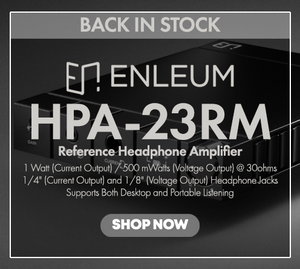 Shop the Enleum HPA-23RM Reference Headphone Amplifier Back In Stock at Audio46