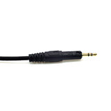 Cabo de Atualização Trançado em Nylon Strauss & Wagner Halle 2,5mm Twist Lock para 3,5mm em L com Controles de Volume para Audio-Technica ATH-M40x/M50x/M60x/M70x
