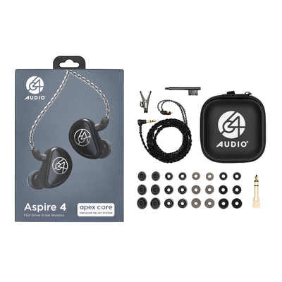 Set - Shop 64 Audio Aspire 4 Wired In-Ear Monitors on sale on Audio46