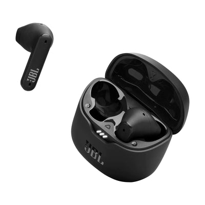 Case side - JBL Tune Flex True Wireless Active Noise Cancelling Earbuds on Audio46 - Black