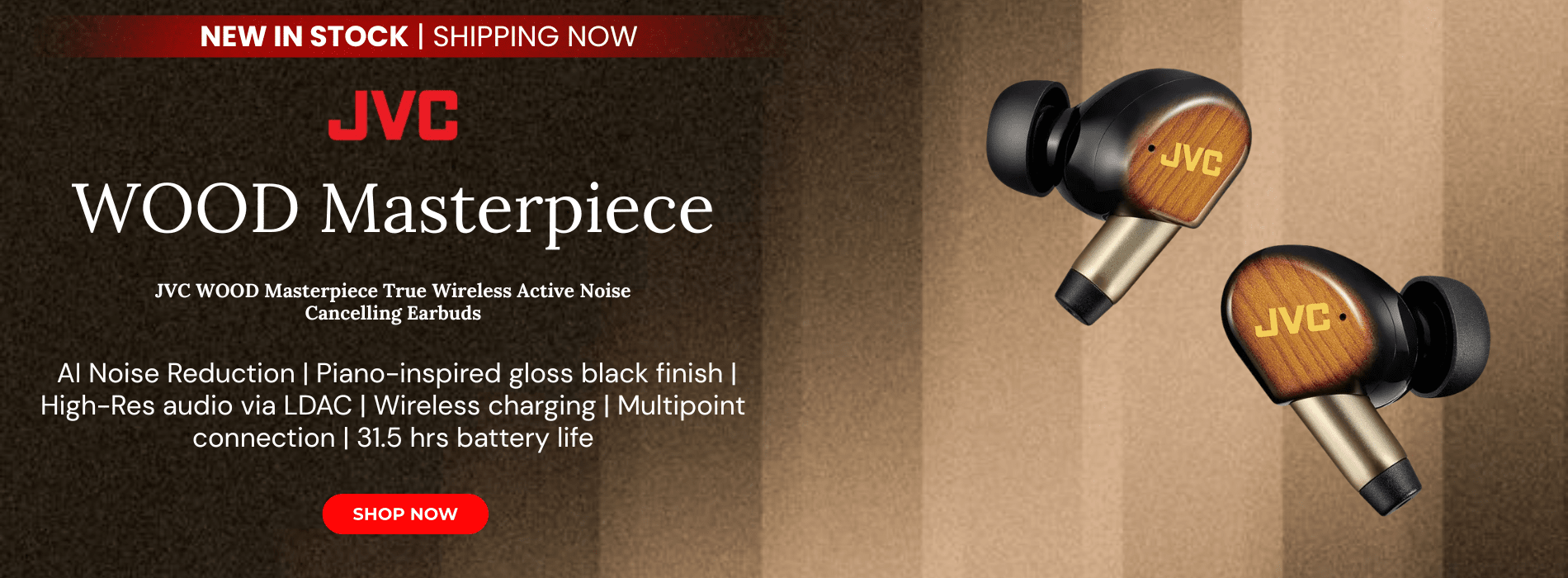 Jvc wood masterpiece wireless earbuds