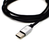 Cable de mejora trenzado de nailon Strauss & Wagner Kiel de 3,5 mm a USB-C con micrófono para SONY WH-1000XM3, XM4, XM5, XM6