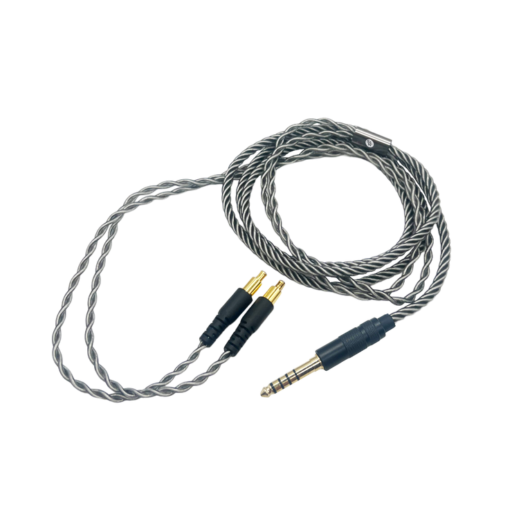 Strauss & Wagner Leon A2DC 4.4mm Balanced 4-core Silver Headphone Cable for Audio-Technica