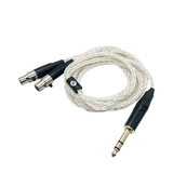 Strauss & Wagner Lisbon Mini-XLR 6.35mm 8-core OFC Silver Headphone Cable