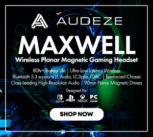 Shop the Audeze Maxwell Wireless Planar Magnetic Gaming Headset In Stock at Audio46