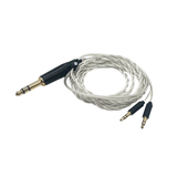 Cable de actualización para auriculares estéreo Strauss &amp; Wagner Milan 6N OCC plateado de 6,35 mm