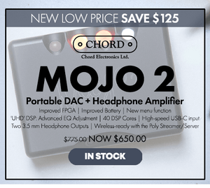 Shop the Chord Electronics MOJO 2 Portable DAC + Headphone Amplifier In Stock and New Low Price at Audio46.
