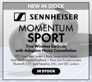 Shop the Sennheiser MOMENTUM Sport True Wireless Earbuds with Adaptive Noise Cancellation New In Stock at Audio46